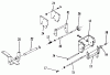 Toro 1-0360 - Raider 10 8-Speed Tractor, 1973 Ersatzteile HITCH ASSEMBLIES