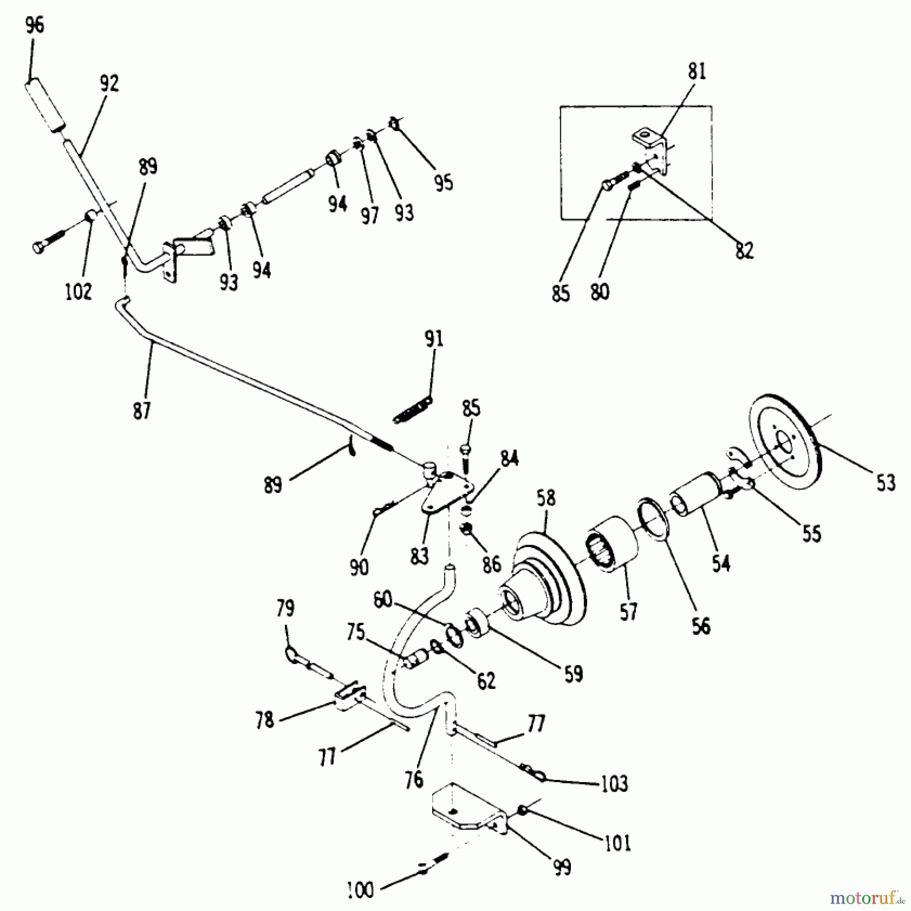 Toro Neu Mowers, Lawn & Garden Tractor Seite 1 1-0360 - Toro Raider 10 8-Speed Tractor, 1973 MANUAL P.T.O.