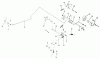 Toro 1-0390 (C-100) - C-100 8-Speed Tractor, 1974 Ersatzteile BRAKE/CLUTCH LINKAGE
