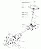 Toro 1-0390 (C-100) - C-100 8-Speed Tractor, 1974 Ersatzteile FRONT AXLE AND STEERING