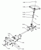 Toro 1-0396 (C-120) - C-120 8-Speed Tractor, 1975 Ersatzteile 5.000 FRONT AXLE AND STEERING (FIG. 5)