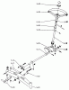Toro 1-0401 - Charger 12 Tractor, 1972 Ersatzteile FRONT AXLE AND STEERING