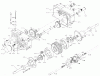 Toro 1-0401 - Charger 12 Tractor, 1972 Ersatzteile TRANSAXLE