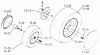 Toro 1-0401 - Charger 12 Tractor, 1972 Ersatzteile WHEELS AND TIRES