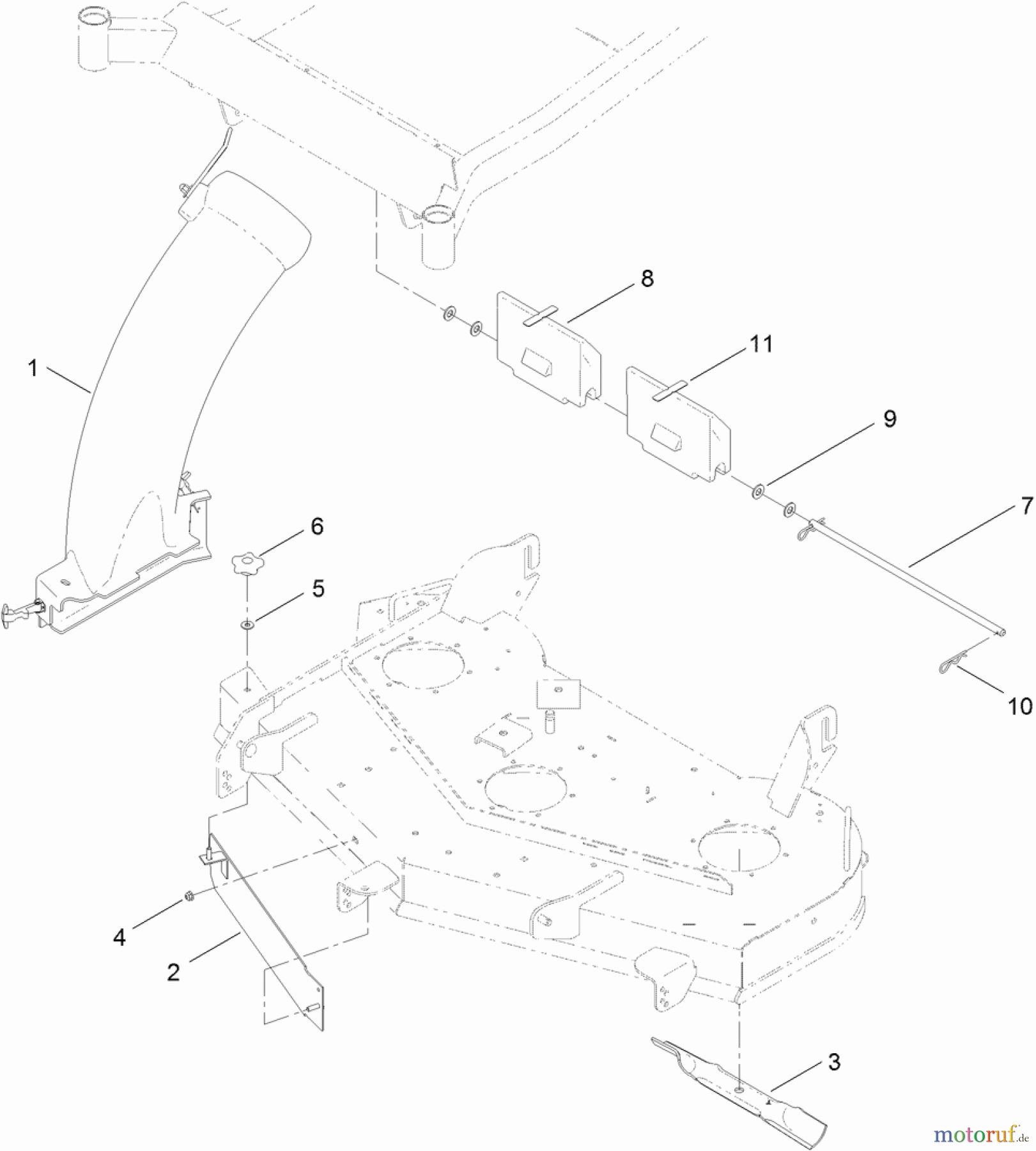  Toro Neu Accessories, Mower 121-5662 - Toro 48