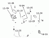 Toro 1-0465 - 12 hp Automatic Tractor, 1973 Ersatzteile PARTS LIST FOR 12.000 HYDRAULIC SYSTEM (PLATE 12.2)