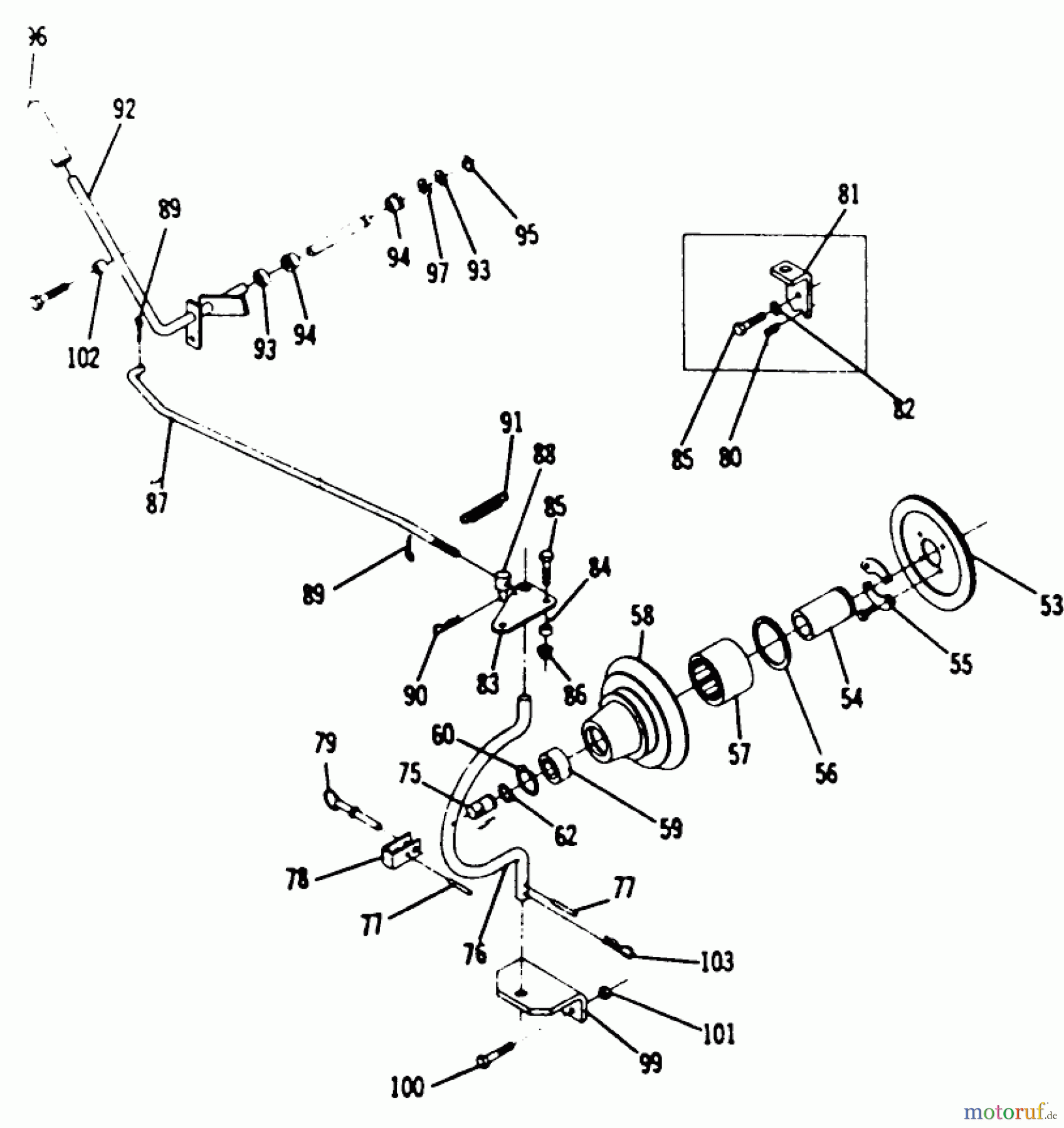 Toro Neu Mowers, Lawn & Garden Tractor Seite 1 1-0465 - Toro 12 hp Automatic Tractor, 1973 PARTS LIST FOR 14.050 MANUAL P.T.O. (PLATE 14.3)