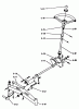 Toro 1-0465 - 12 hp Automatic Tractor, 1973 Ersatzteile PARTS LIST FOR 5.000 FRONT AXLE AND STEERING (PLATE 5.2)