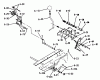 Toro 1-0465 - 12 hp Automatic Tractor, 1973 Ersatzteile PARTS LIST FOR 6.050 BRAKE CLUTCH SPEED CONTROL LINKAGE (6.5)