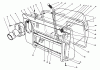 Toro 27-06BL01 - 38" Easy Empty Bagger, 1992 (2000001-2999999) Ersatzteile HOPPER ASSEMBLY