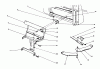 Toro 27-06BL01 - 38" Easy Empty Bagger, 1992 (2000001-2999999) Ersatzteile QUICK ATTACH ASSEMBLY