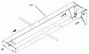 Toro 1-0511 (B-100) - B-100 Automatic Tractor, 1975 Ersatzteile FRAME ASSEMBLY