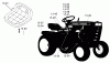 Toro 1-0511 (B-100) - B-100 Automatic Tractor, 1975 Ersatzteile SEATS, DECALS, MISC. TRIM