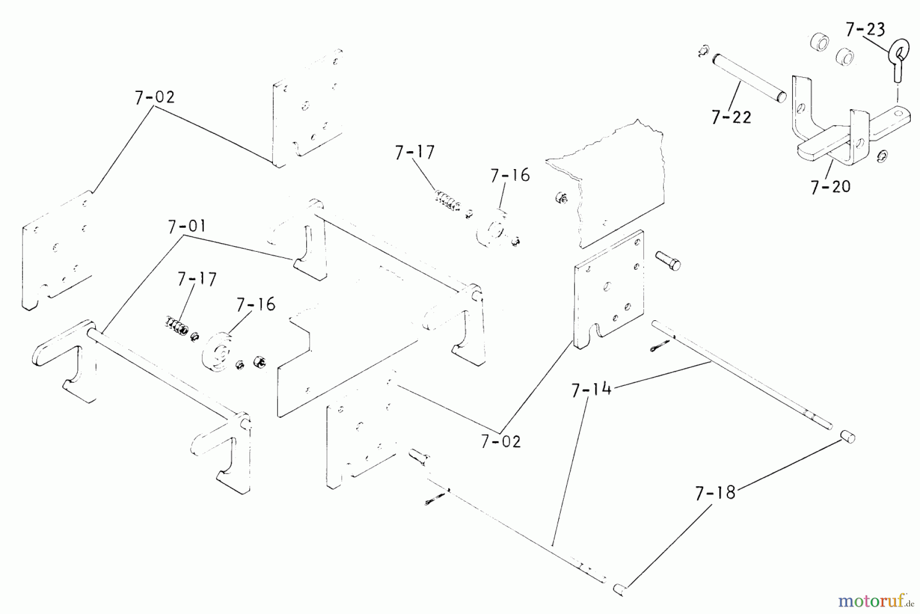  Toro Neu Mowers, Lawn & Garden Tractor Seite 1 1-0610 - Toro 18 hp AutomaticTractor, 1973 HITCHES