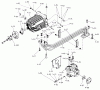 Toro 1-0650 (D-160) - D-160 Automatic Tractor, 1974 Ersatzteile HYDROSTATIC TRANSMISSION (CONT-D)