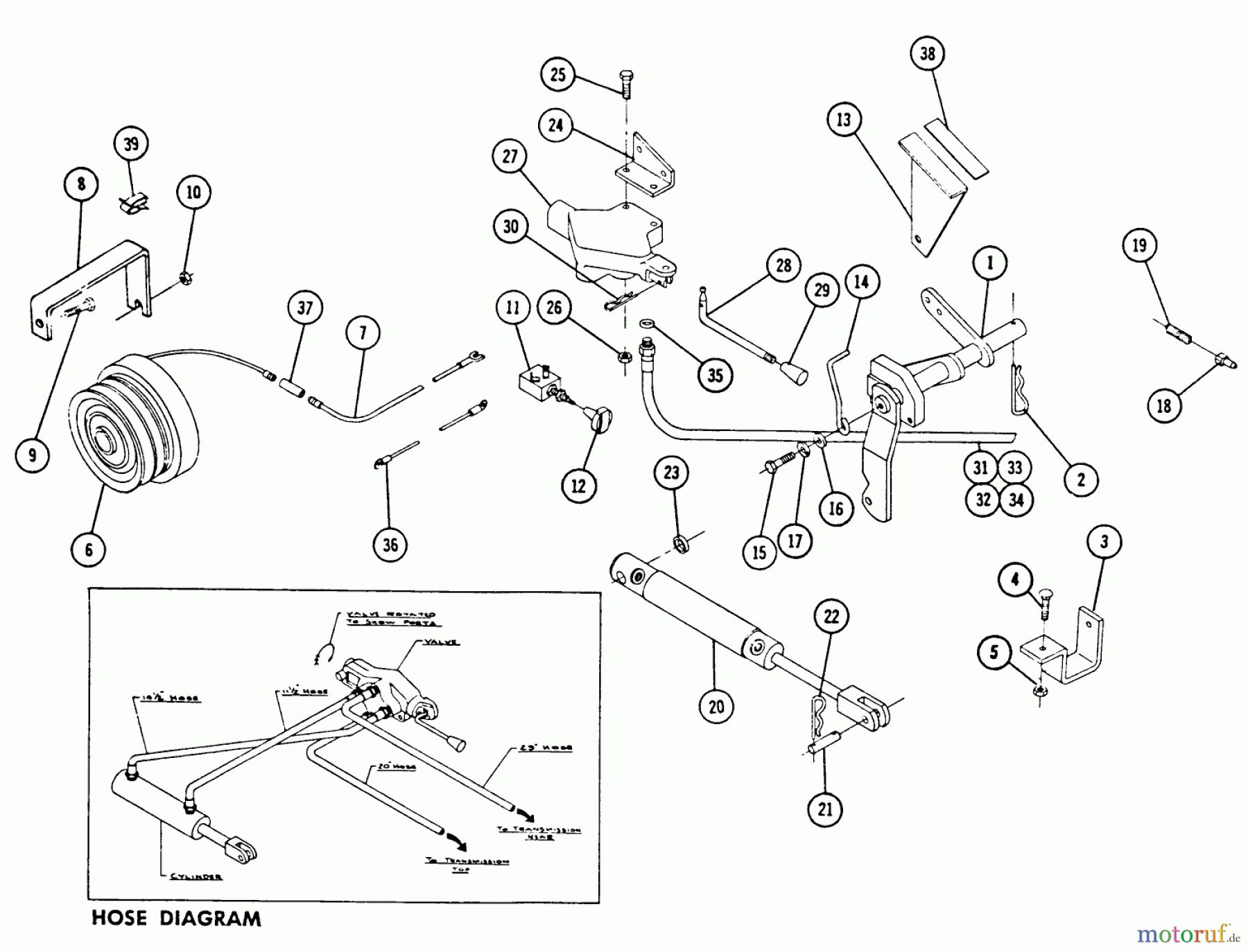 Toro Neu Mowers, Lawn & Garden Tractor Seite 1 1-7245 - Toro Electro 12, 1969 ELECTRIC CLUTCH AND HYDRAULIC LIFT PARTS LIST