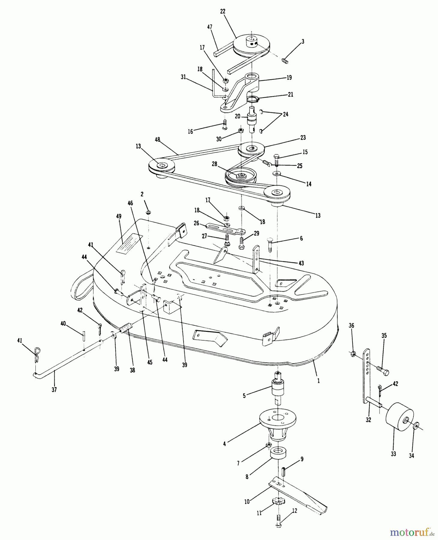 Toro Neu Mowers, Lawn & Garden Tractor Seite 1 1-8752 - Toro Lawn Ranger Tractor, 1970 PARTS LIST FOR LAWN RANGER MODEL 5-8322
