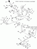 Toro 11-16K801 (C-165) - C-165 8-Speed Tractor, 1984 Ersatzteile CLUTCH, BRAKE AND SPEED CONTROL LINKAGE #1