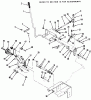 Toro 11-16K801 (C-165) - C-165 8-Speed Tractor, 1984 Ersatzteile CLUTCH, BRAKE AND SPEED CONTROL LINKAGE #2
