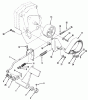 Toro 11-16K801 (C-165) - C-165 8-Speed Tractor, 1984 Ersatzteile CLUTCH, BRAKE AND SPEED CONTROL LINKAGE #3