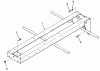 Toro 11-16K801 (C-165) - C-165 8-Speed Tractor, 1984 Ersatzteile FRAME