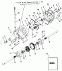 Toro 11-16K801 (C-165) - C-165 8-Speed Tractor, 1984 Ersatzteile TRANSAXLE