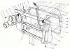 Toro 27-06BL02 - 38" Easy Empty Bagger, 1992 (2000001-2999999) Ersatzteile HOPPER ASSEMBLY