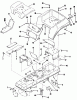 Toro 12-16BP01 (B-165) - B-165 Twin 5-Speed Tractor, 1983 Ersatzteile FRAME, SHEET METAL AND COVERS #2