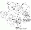 Toro 12-16BP01 (B-165) - B-165 Twin 5-Speed Tractor, 1983 Ersatzteile WHEELS AND TIRES