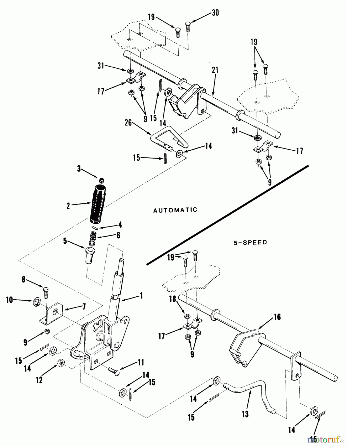 Toro Neu Mowers, Lawn & Garden Tractor Seite 1 12-11BP02 (B-115) - Toro B-115 5-Speed Tractor, 1984 ATTACHMENT LIFT