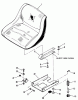 Toro 12-11BP02 (B-115) - B-115 5-Speed Tractor, 1984 Ersatzteile SEAT AND SUSPENSION