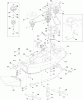 Toro 13AP61RH848 (LX468) - LX468 Lawn Tractor, 2009 (1-1) Ersatzteile 46 INCH DECK ASSEMBLY