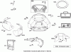 Toro 13AT61RH044 (LX466) - LX466 Lawn Tractor, 2008 (SN 1L137H10100 -) Ersatzteile BLOWER HOUSING ASSEMBLY BRIGGS AND STRATTON 407777-0550-E1