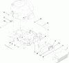 Toro 13AT61RH044 (LX466) - LX466 Lawn Tractor, 2008 (SN 1L137H10100 -) Ersatzteile MUFFLER AND SHIELD ASSEMBLY