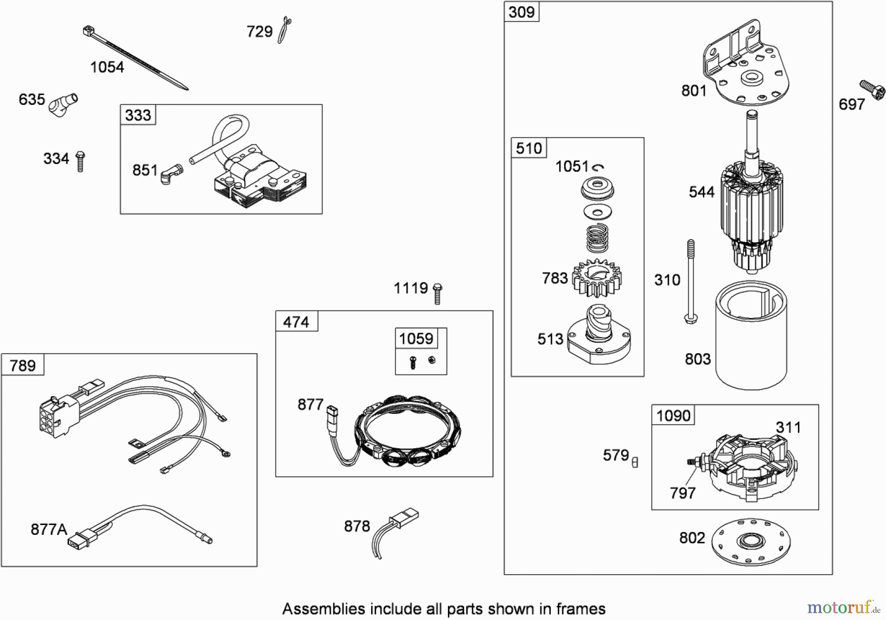  Toro Neu Mowers, Lawn & Garden Tractor Seite 1 13RT61RH244 (LX466) - Toro LX466 Lawn Tractor, 2008 (SN 1L137H10100-) STARTER ASSEMBLY BRIGGS AND STRATTON 407777-0550-E2