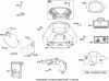 Toro 13AT61RH048 (LX466) - LX466 Lawn Tractor, 2008 (SN 1L137H10100-) Ersatzteile BLOWER HOUSING ASSEMBLY BRIGGS AND STRATTON 407777-0550-B1