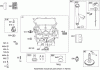 Toro 13AT61RH048 (LX466) - LX466 Lawn Tractor, 2008 (SN 1L137H10100-) Ersatzteile CRANKCASE, COVER AND ENGINE SUMP ASSEMBLY BRIGGS AND STRATTON 407777-0550-B1