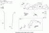Toro 13AT61RH048 (LX466) - LX466 Lawn Tractor, 2008 (SN 1L137H10100-) Ersatzteile GOVERNOR CONTROL ASSEMBLY BRIGGS AND STRATTON 407777-0550-B1