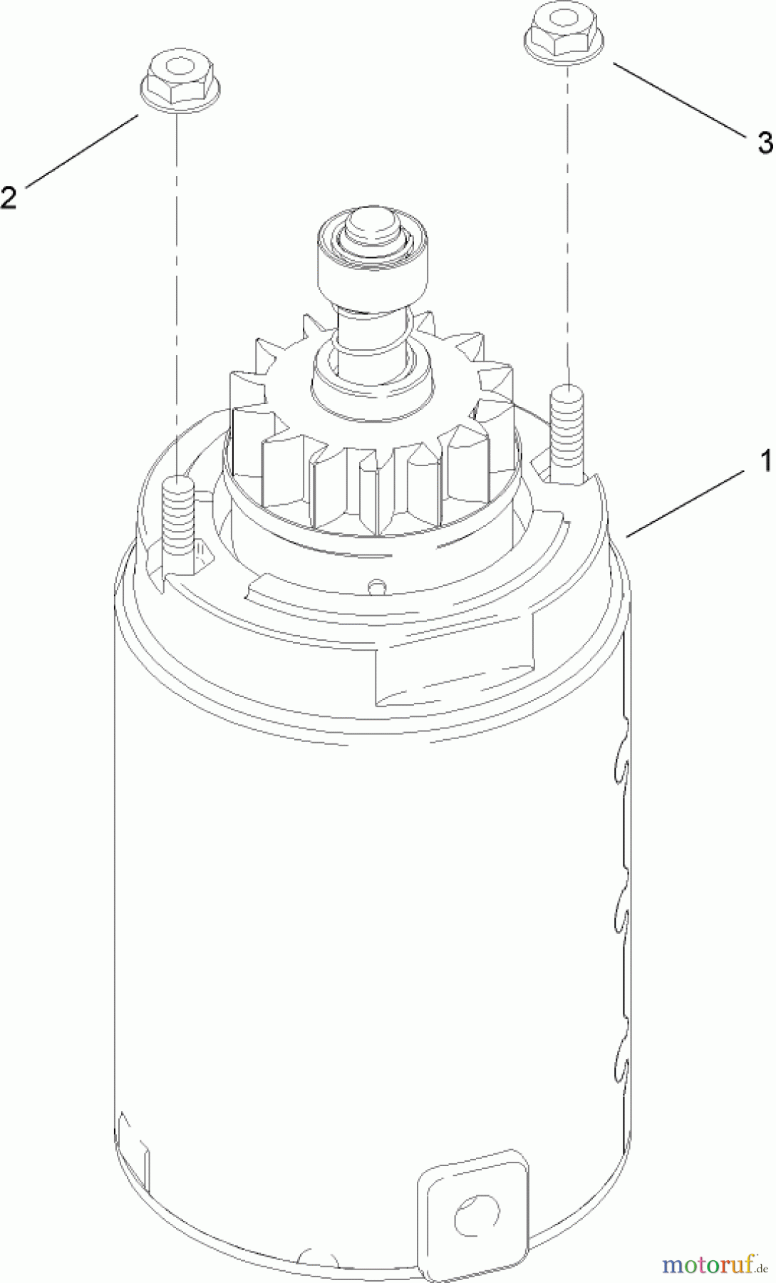  Toro Neu Mowers, Lawn & Garden Tractor Seite 1 13AX60RG544 (LX420) - Toro LX420 Lawn Tractor, 2006 (1L215B10000-) STARTER ASSEMBLY KOHLER SV540-0019