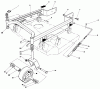Toro 30144 - 44" Side Discharge Mower, 1985 (SN 5000001-5999999) Ersatzteile 36" CARRIER FRAME MODEL NO. 30136
