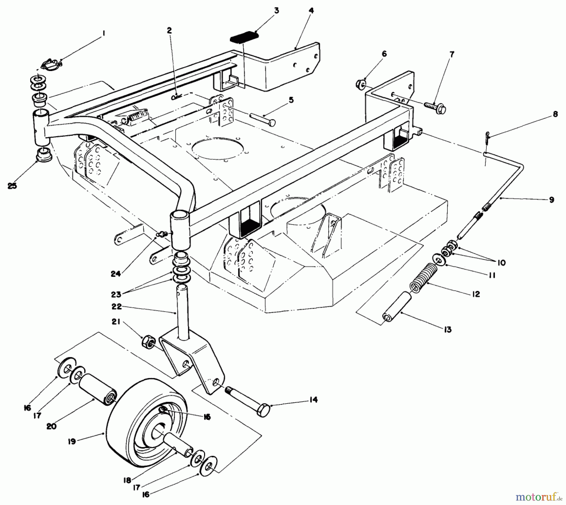 Toro Neu Mowers, Deck Assembly Only 30144 - Toro 44