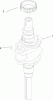 Toro 13AX61RH748 (LX465) - LX465 Lawn Tractor, 2007 (SN 1A117H10393-) Ersatzteile CRANKSHAFT ASSEMBLY KOHLER SV600-0018