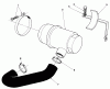 Toro 30144 - 44" Side Discharge Mower, 1985 (SN 5000001-5999999) Ersatzteile AIR CLEANER ASSEMBLY