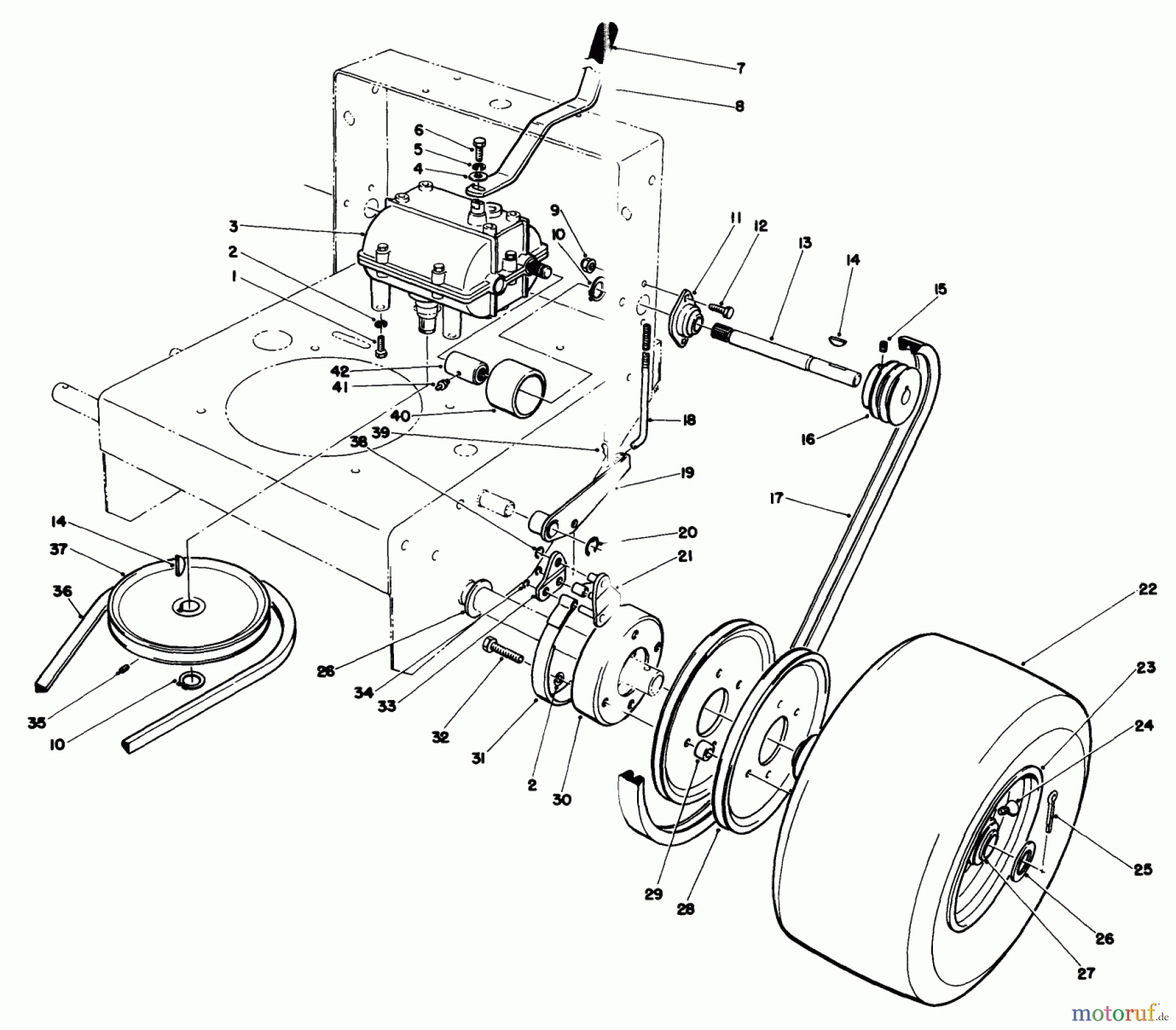  Toro Neu Accessories, Mower 30125 - Toro 36