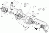 Toro 30144 - 44" Side Discharge Mower, 1985 (SN 5000001-5999999) Ersatzteile CRANKCASE & FLYWHEEL ASSEMBLY