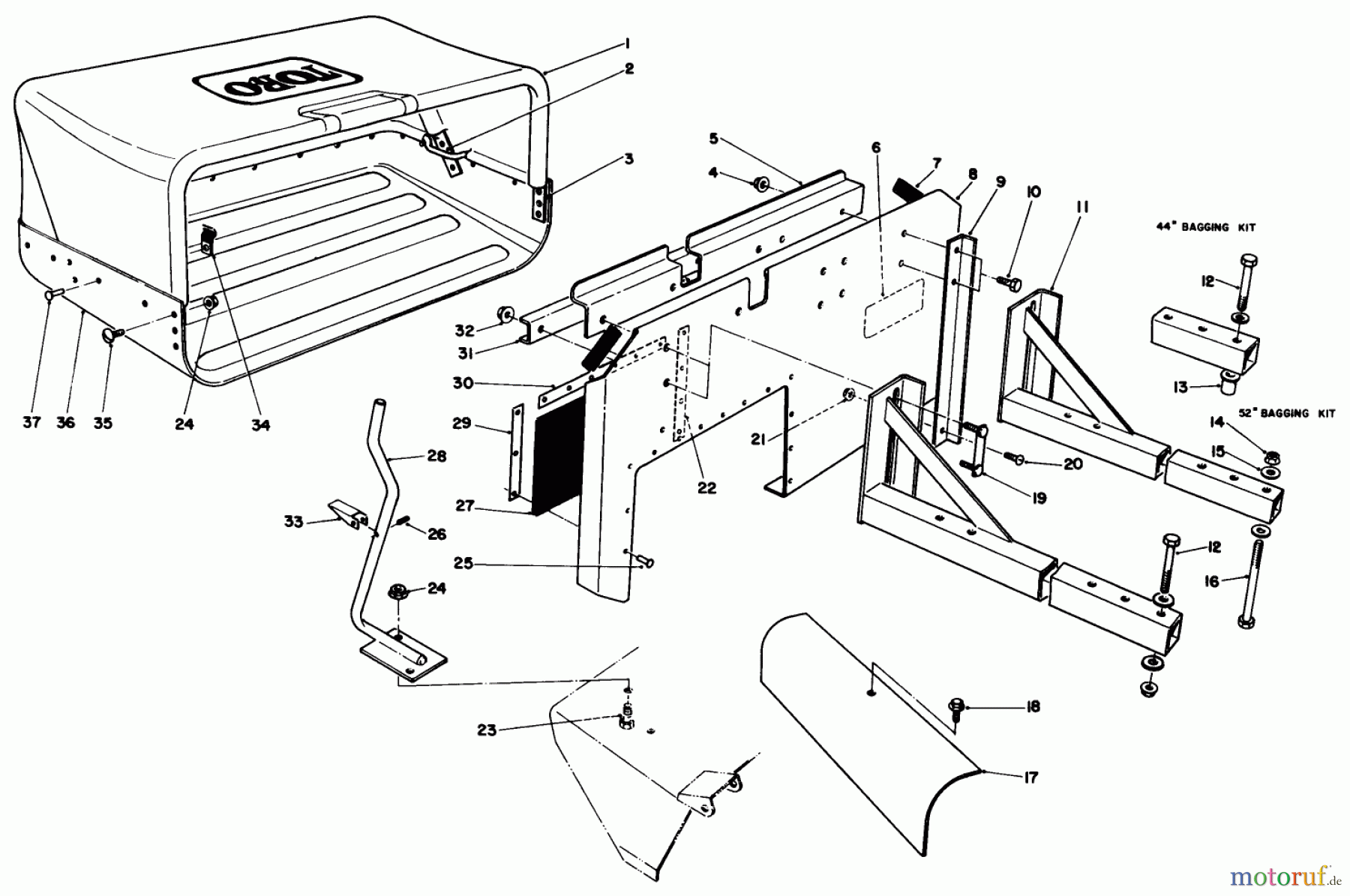 Toro Neu Accessories, Mower 30125 - Toro 36