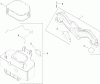 Toro 14AQ81RP544 (GT2200) - GT2200 Garden Tractor, 2008 (SN 1-) Ersatzteile AIR INTAKE AND FILTRATION ASSEMBLY KOHLER SV730-0018