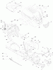 Toro 14AQ81RP544 (GT2200) - GT2200 Garden Tractor, 2008 (SN 1-) Ersatzteile FUEL TANK, HOOD AND DASH ASSEMBLY