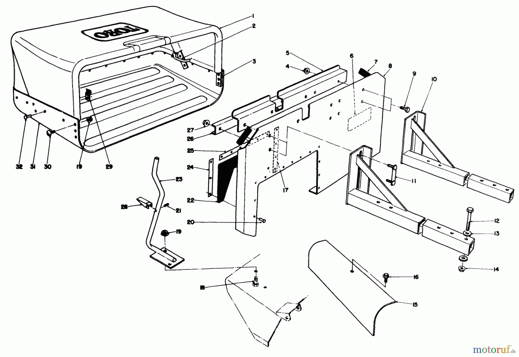Toro Neu Accessories, Mower 30126 - Toro 44