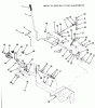 Toro 21-08K801 (308-8) - 308-8 Tractor, 1986 Ersatzteile CLUTCH, BRAKE & SPEED CONTROL LINKAGE